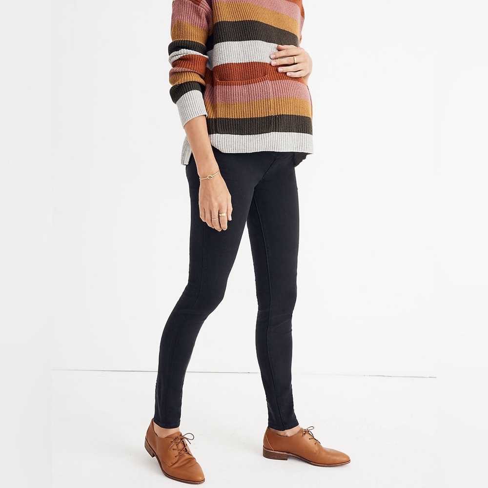 Madewell Maternity Over-the-Belly Skinny Jeans in Lunar Wash Size 25
